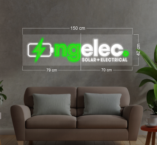 Enseigne au néon LED personnalisée pour entreprise 