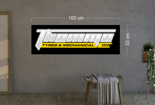 Enseigne au néon LED personnalisée pour entreprise 