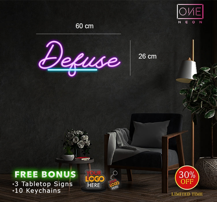 DEFUSE | LED Neon Sign