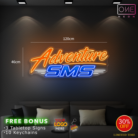ADVENTURE SMS | LED Neon Sign