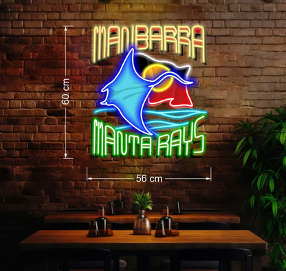 Manbarra Manta Bays | LED Neon Sign