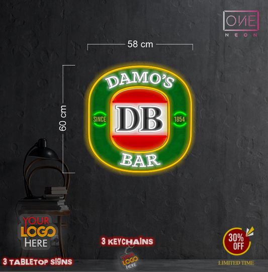 Damo's Bar | LED Neon Sign