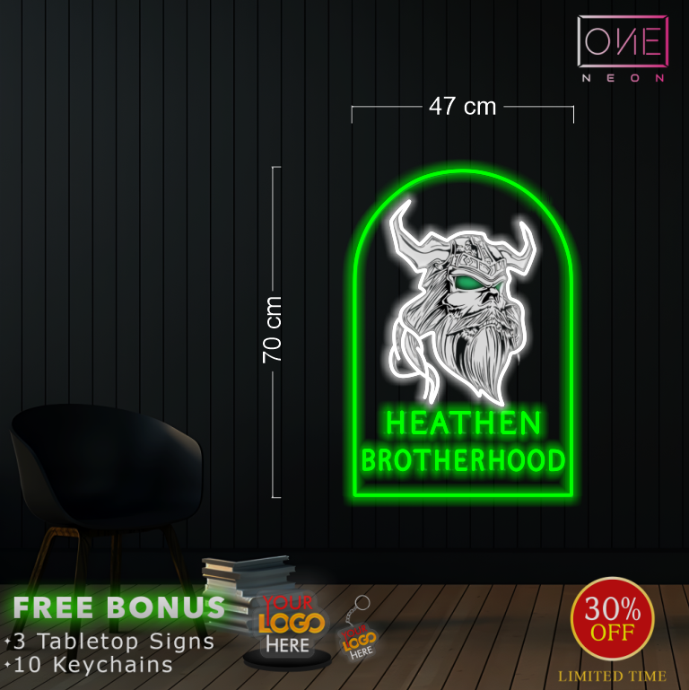 Heathen brotherhood| LED Neon Sign