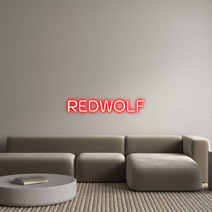 Custom Neon: REDWOLF