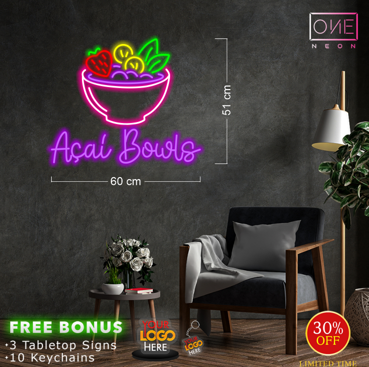 Acai Bowl | LED Neon Sign