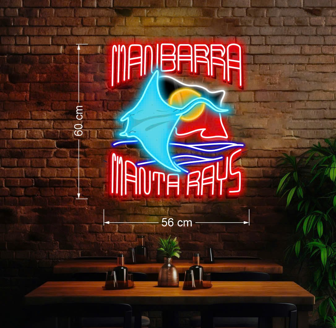 Manbarra Manta Bays | LED Neon Sign