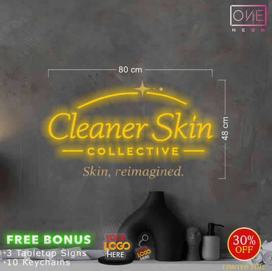 Cleaner Skin collective | LED Neon Sign