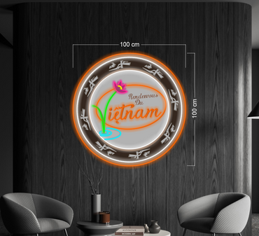 Enseigne au néon LED personnalisée pour entreprise 