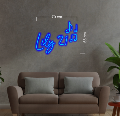 Enseigne au néon LED personnalisée pour entreprise 