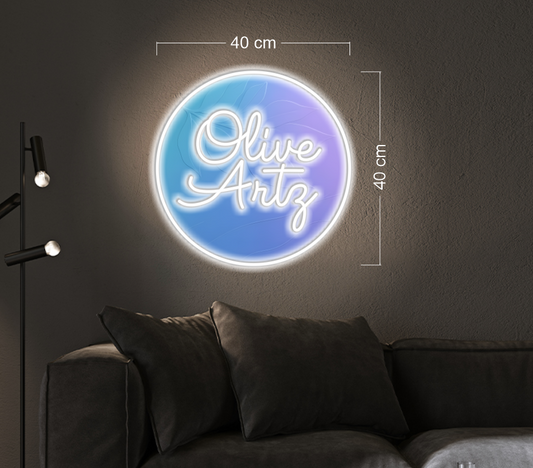 Enseigne au néon LED personnalisée pour entreprise 