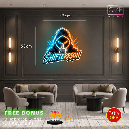 Shifterrson logo | LED Neon Sign