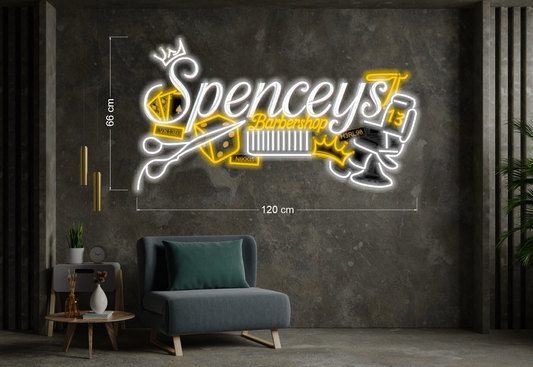 Spenceys Barbershop | LED Neon Sign