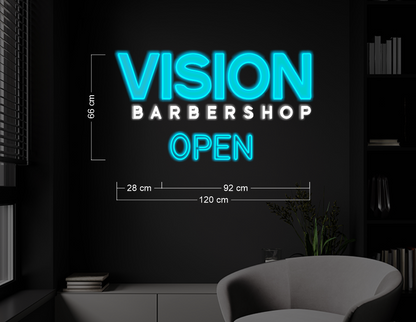 Enseigne au néon LED personnalisée pour entreprise 