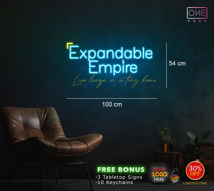 Expandable Empire logo | LED Neon Sign