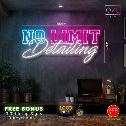 No Limit detailing | LED Neon Sign