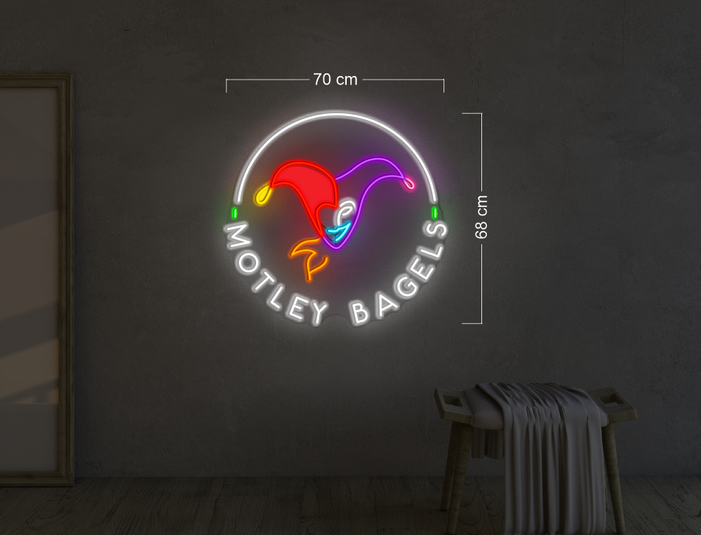 MOTLEY BAGELS| LED Neon Sign (2 signs)