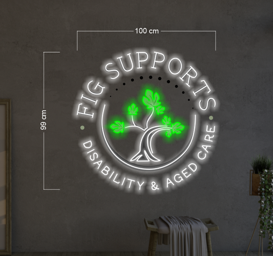 Enseigne au néon LED personnalisée pour entreprise 