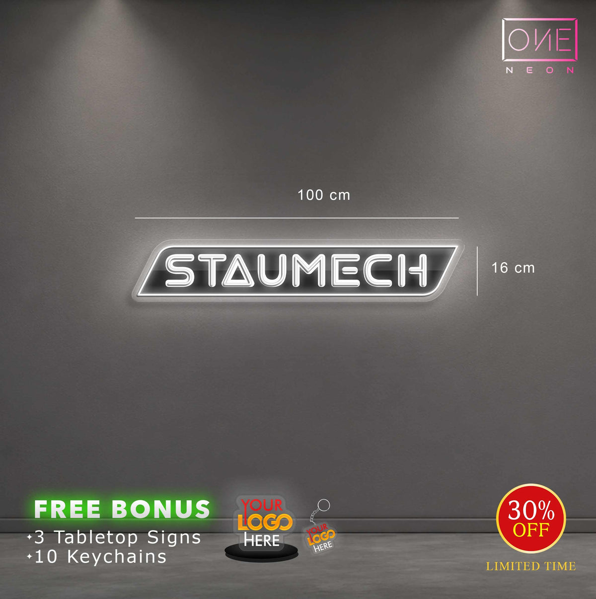 STAUMECH| LED Neon Sign (2 signs)