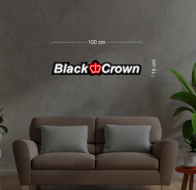 Black Crown | LED Neon Sign