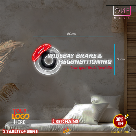 Enseigne au néon LED personnalisée pour entreprise 