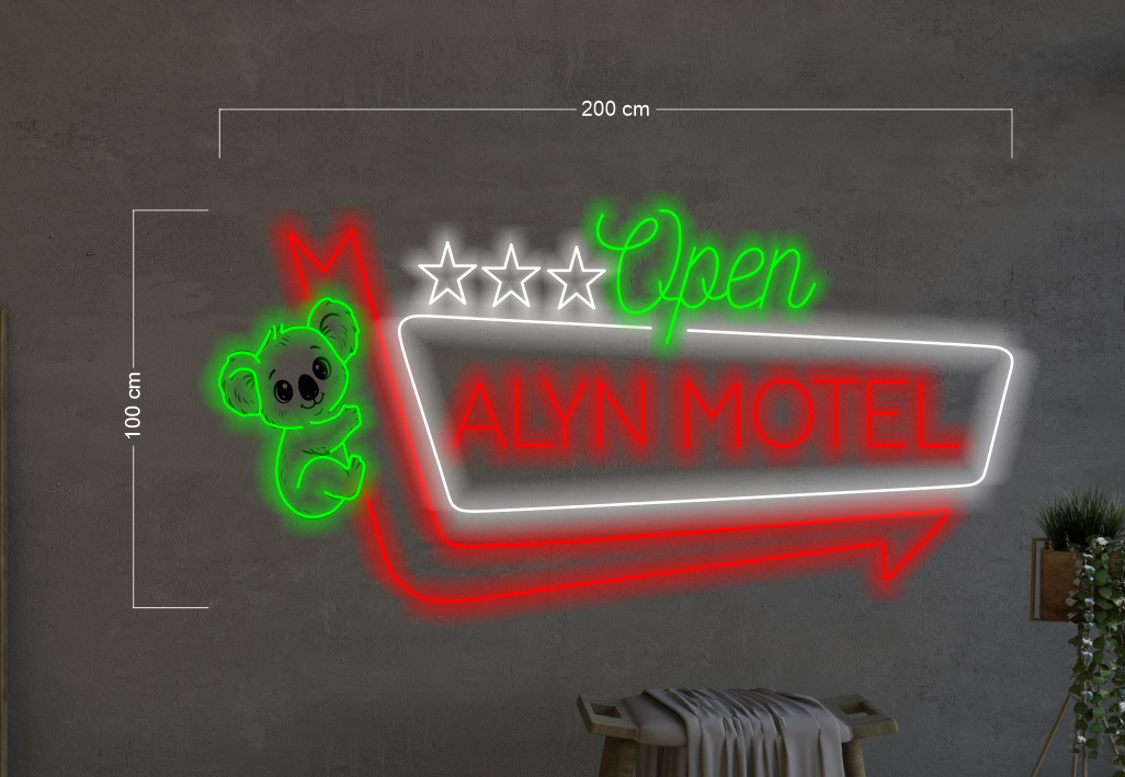 Enseigne au néon LED personnalisée pour entreprise 