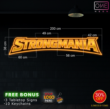 STRONGMANIA | LED Neon Sign
