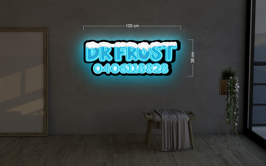 Enseigne au néon LED personnalisée pour entreprise 
