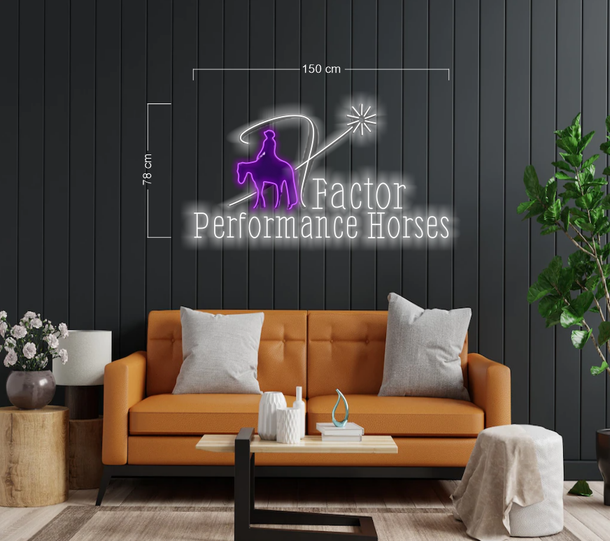 Enseigne au néon LED personnalisée pour entreprise 