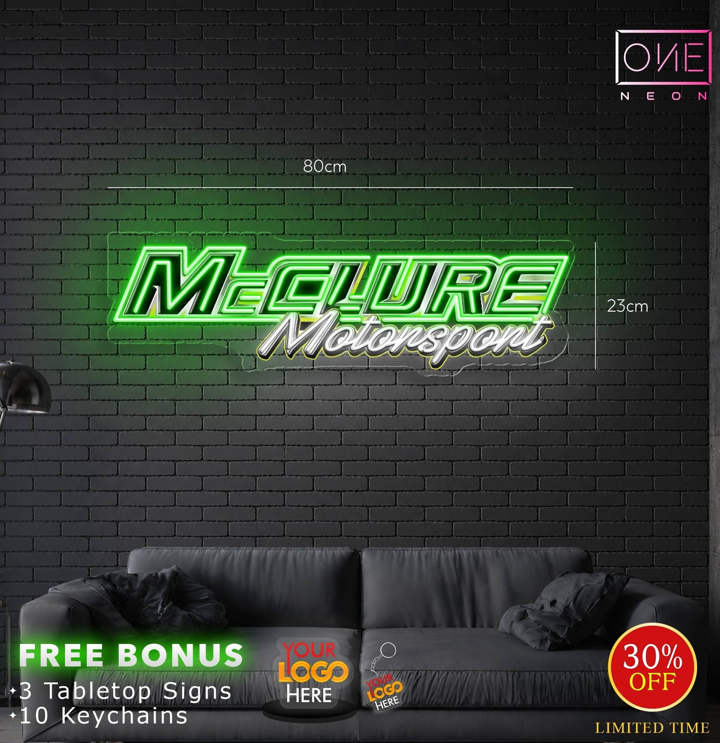 McClure Motorsport| LED Neon Sign