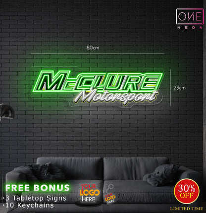 McClure Motorsport| LED Neon Sign