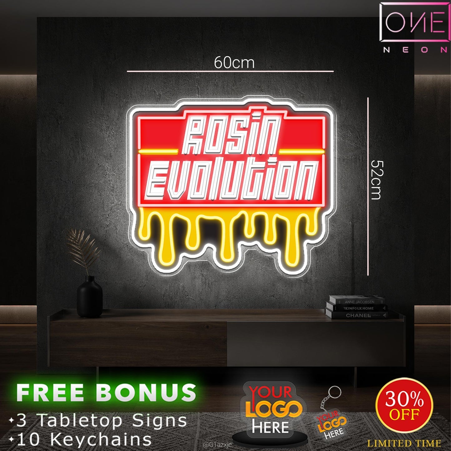 ROSIN EVOLUTION | LED Neon Sign