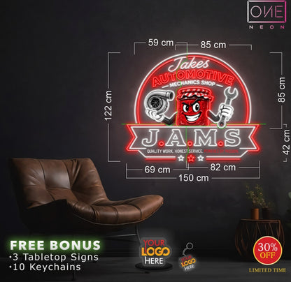J.A.M.S | LED Neon Sign