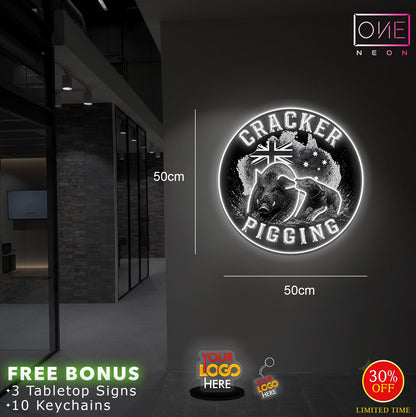 CRACKER PIGGING | LED Neon Sign