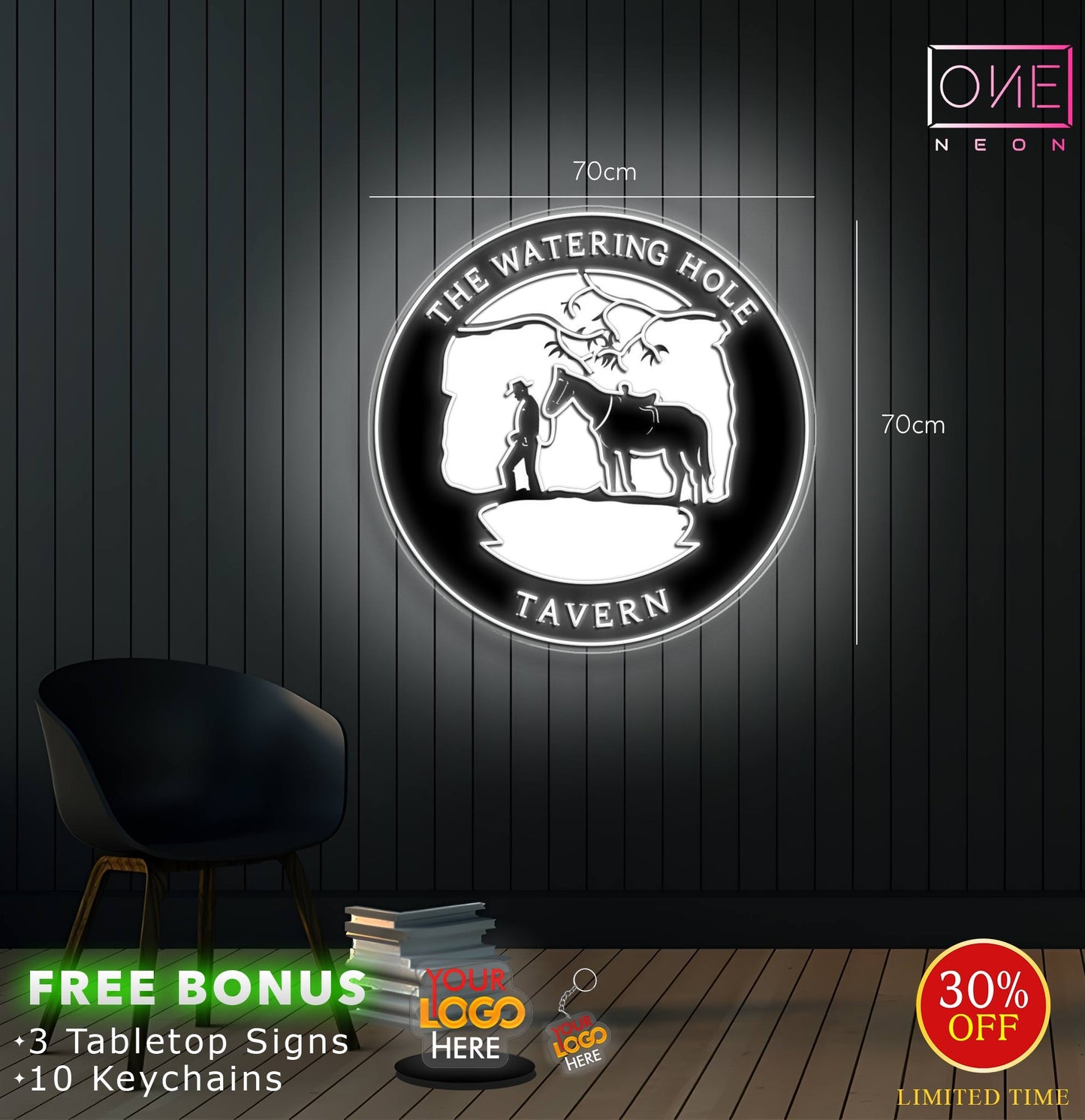 THE WATERING HOLE | LED Neon Sign
