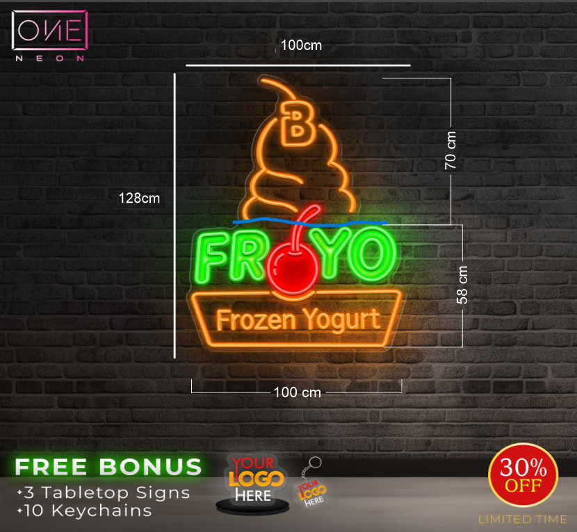FROYO FROZEN YOGURT | LED Neon Sign
