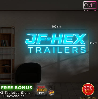 JF-HEX TRAILERS | LED Neon Sign