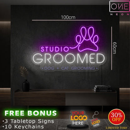 STUDIO GROOMED | LED Neon Sign