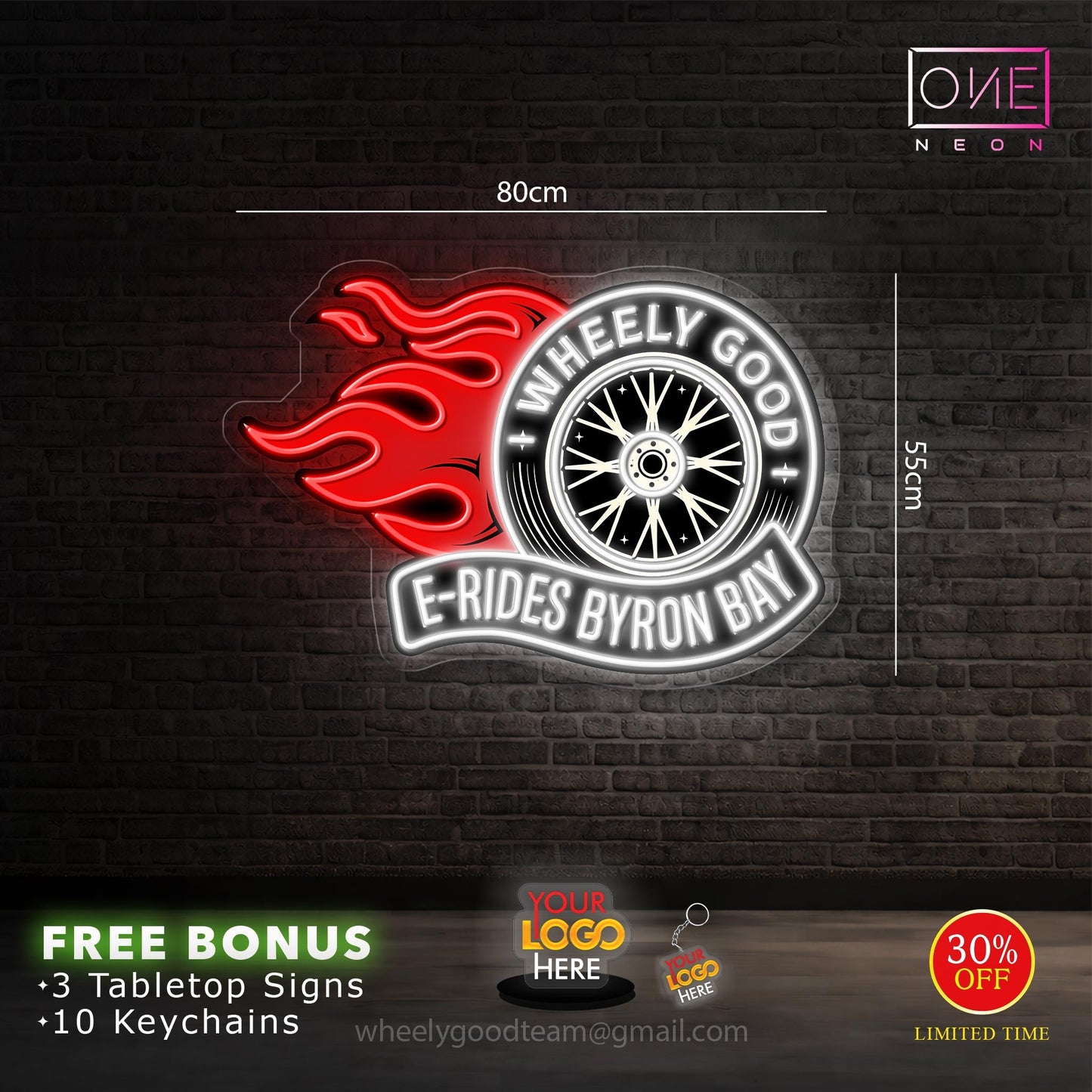 WHEELY GOOD | LED Neon Sign