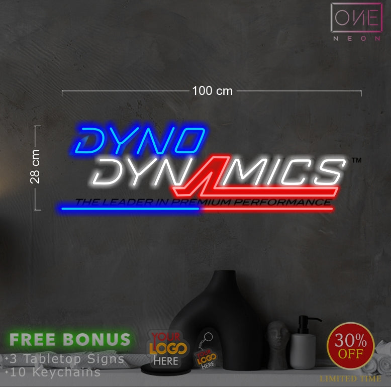 2 Dale + Dyno Dynamics | LED Neon Sign (3 signs)