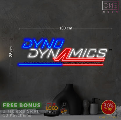 2 Dale + Dyno Dynamics | LED Neon Sign (3 signs)