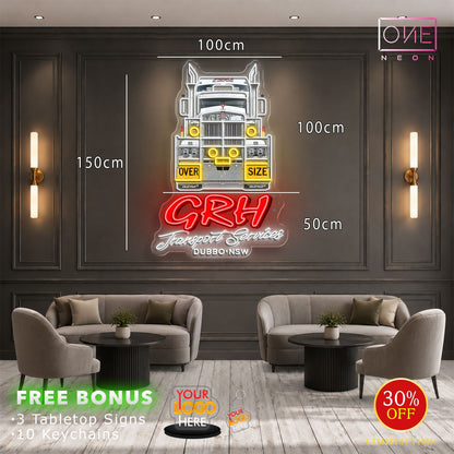 GRH Transport Services | LED Neon Sign