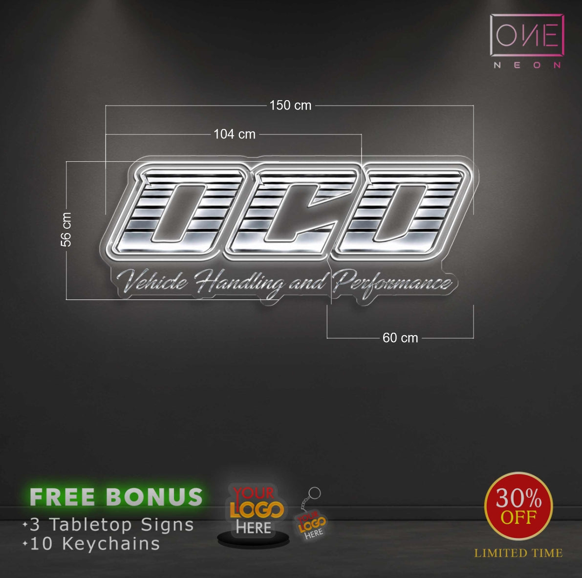 Enseigne au néon LED personnalisée pour entreprise 
