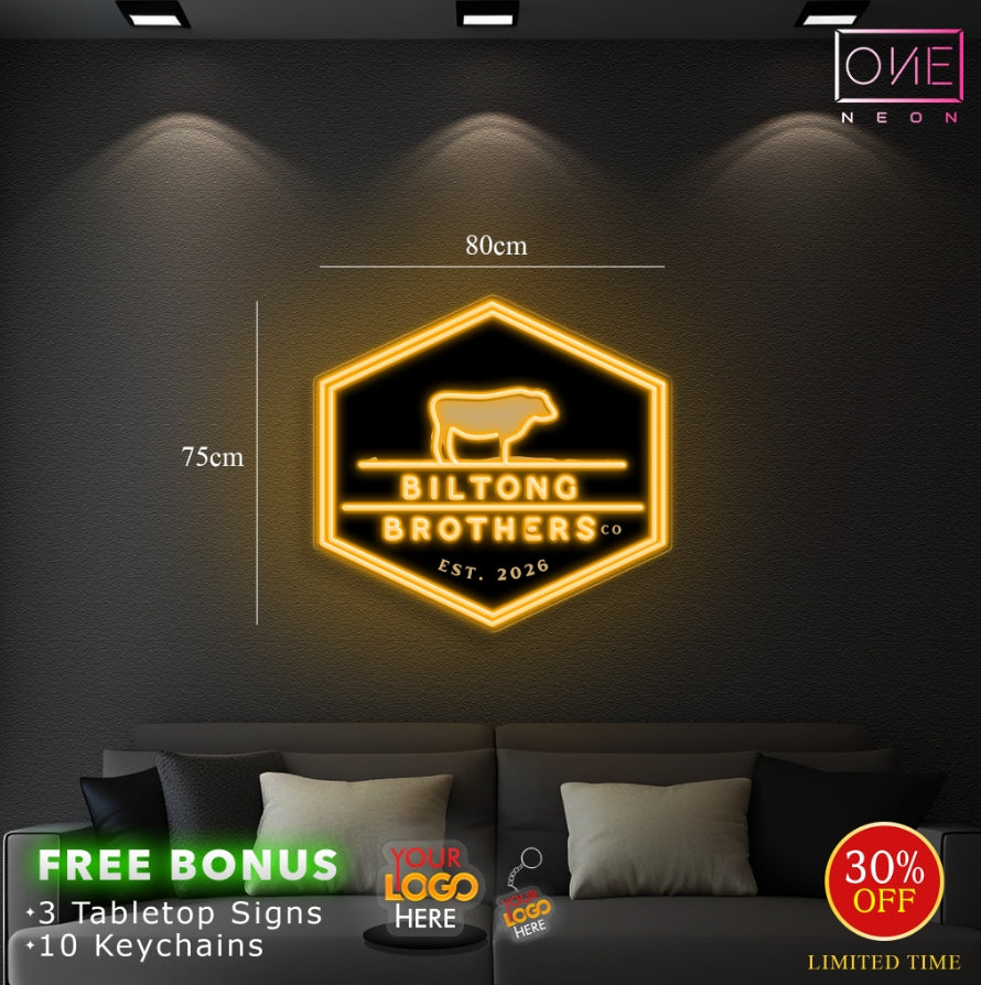 BILTONG BROTHERS | LED Neon Sign
