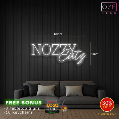 Nozzy cutz | LED Neon Sign