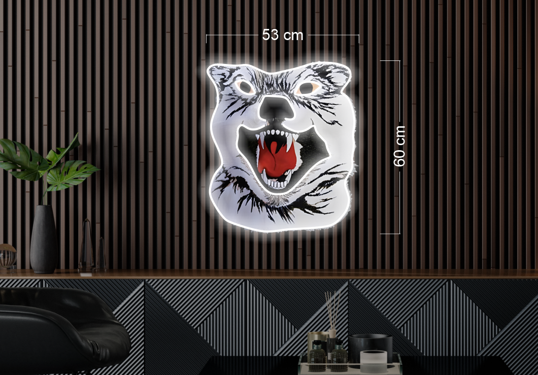 WOLF LOGO | LED Neon Sign