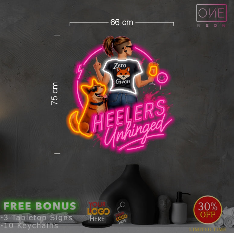 HEELERS | LED Neon Sign (4 signs)