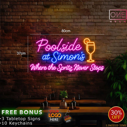Poolside at Simon's  | LED Neon Sign