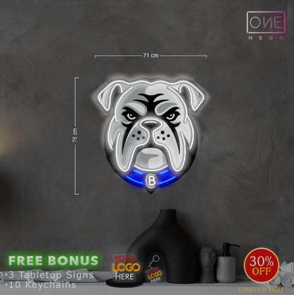 Bulldog (outdoor sign) | LED Neon Sign