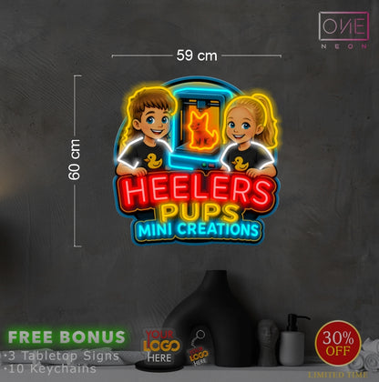 HEELERS | LED Neon Sign (4 signs)