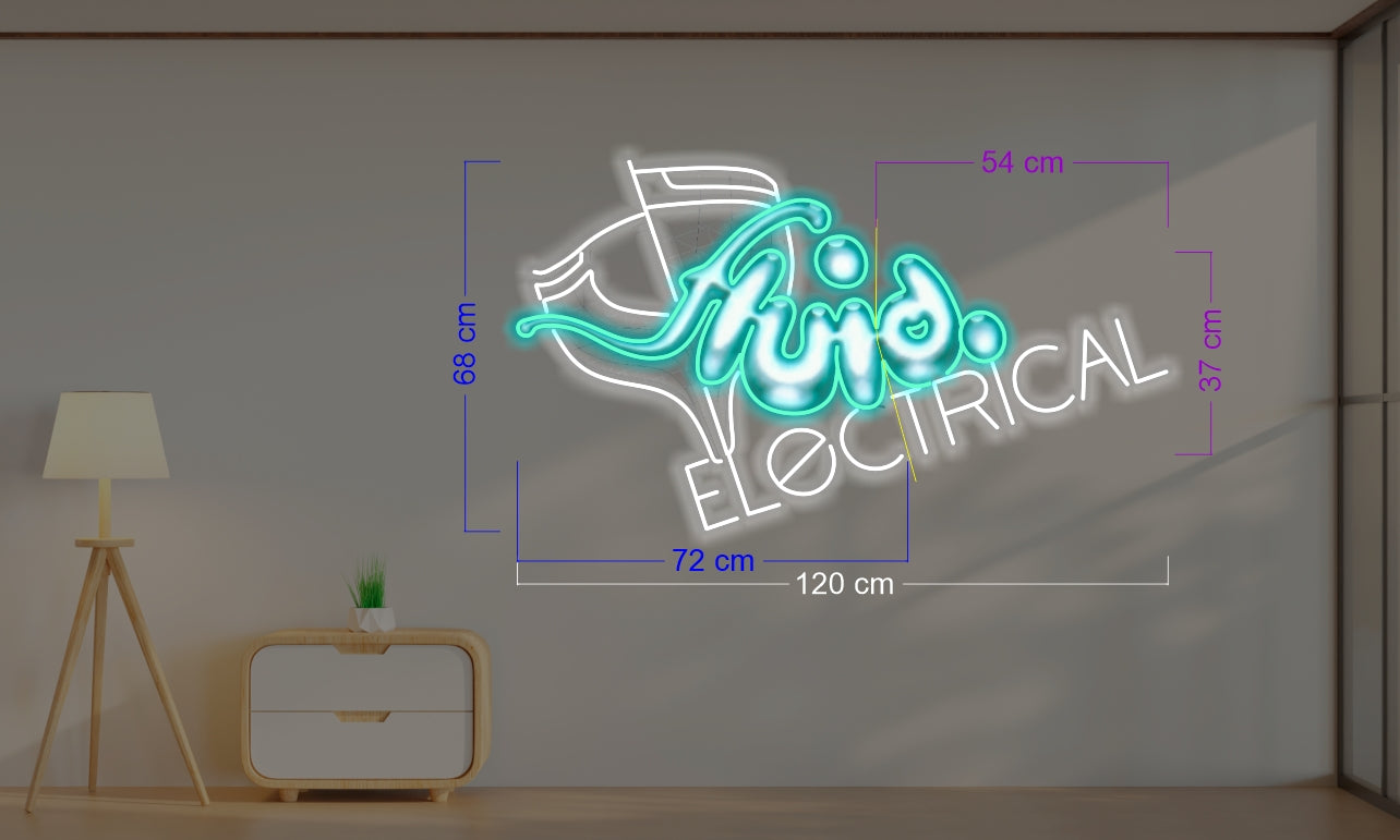 Enseigne au néon LED personnalisée pour entreprise 